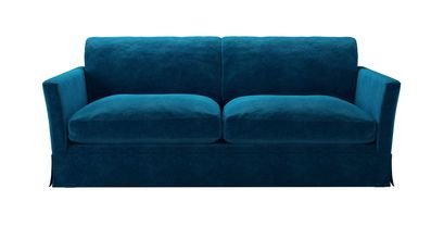 Otto 3 Seat Sofabed in Scuba Smart Velvet - sofa.com