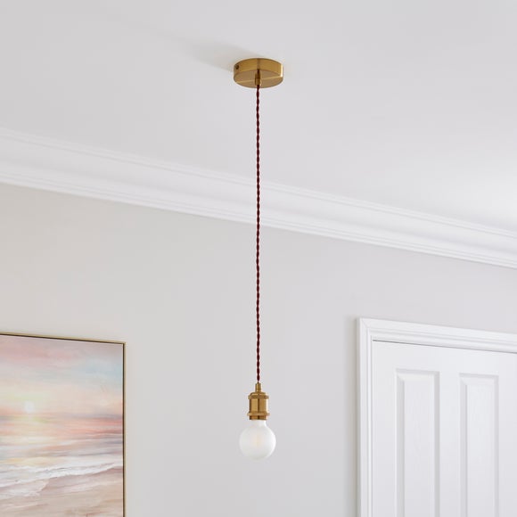 Charlie Industrial Adjustable Pendant Flex Ceiling Light Cable