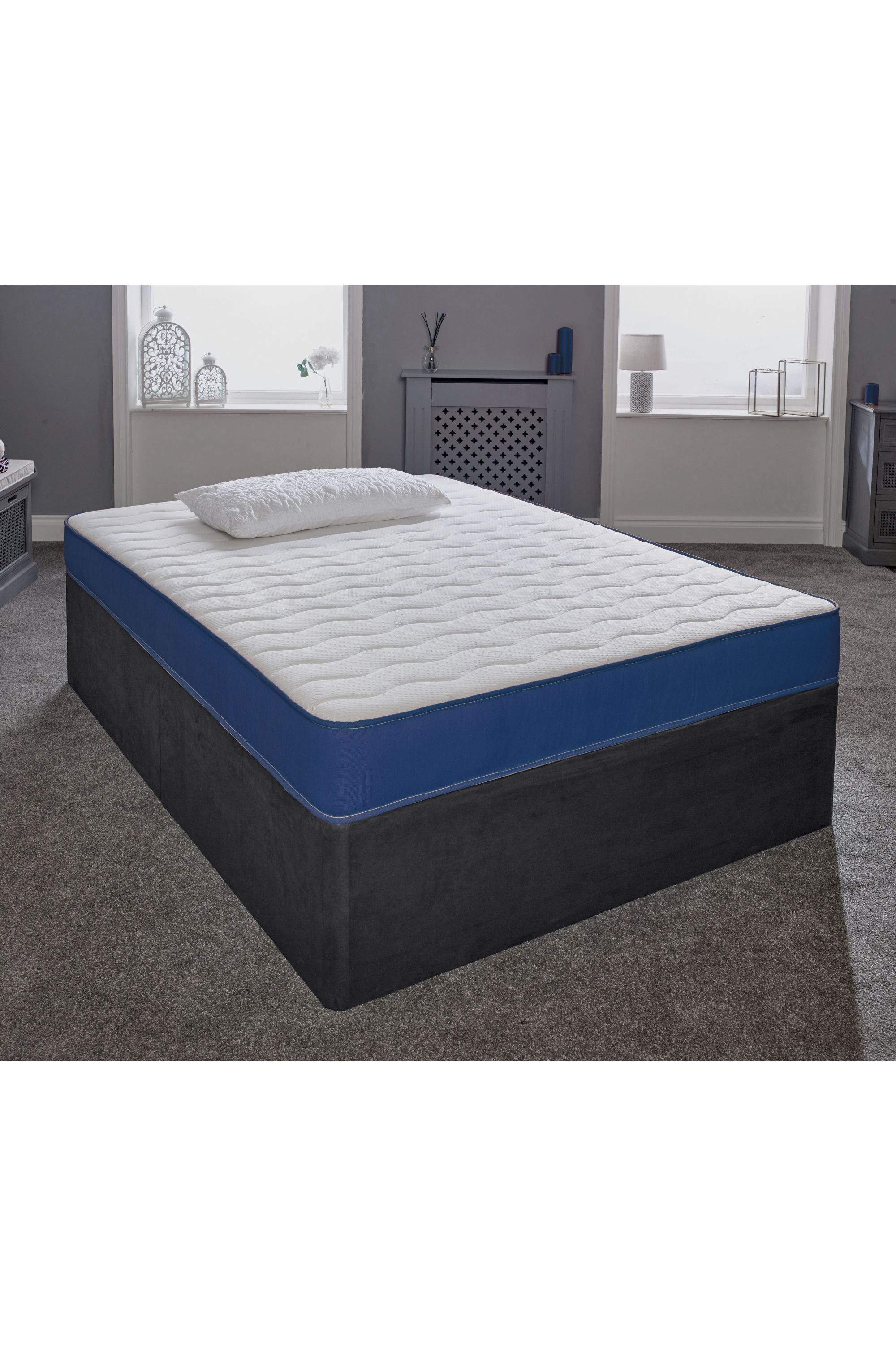 eXtreme Comfort Ltd Hybrid Memory Foam & Pinna-Coil Mattress Soft/Medium Comfort in White