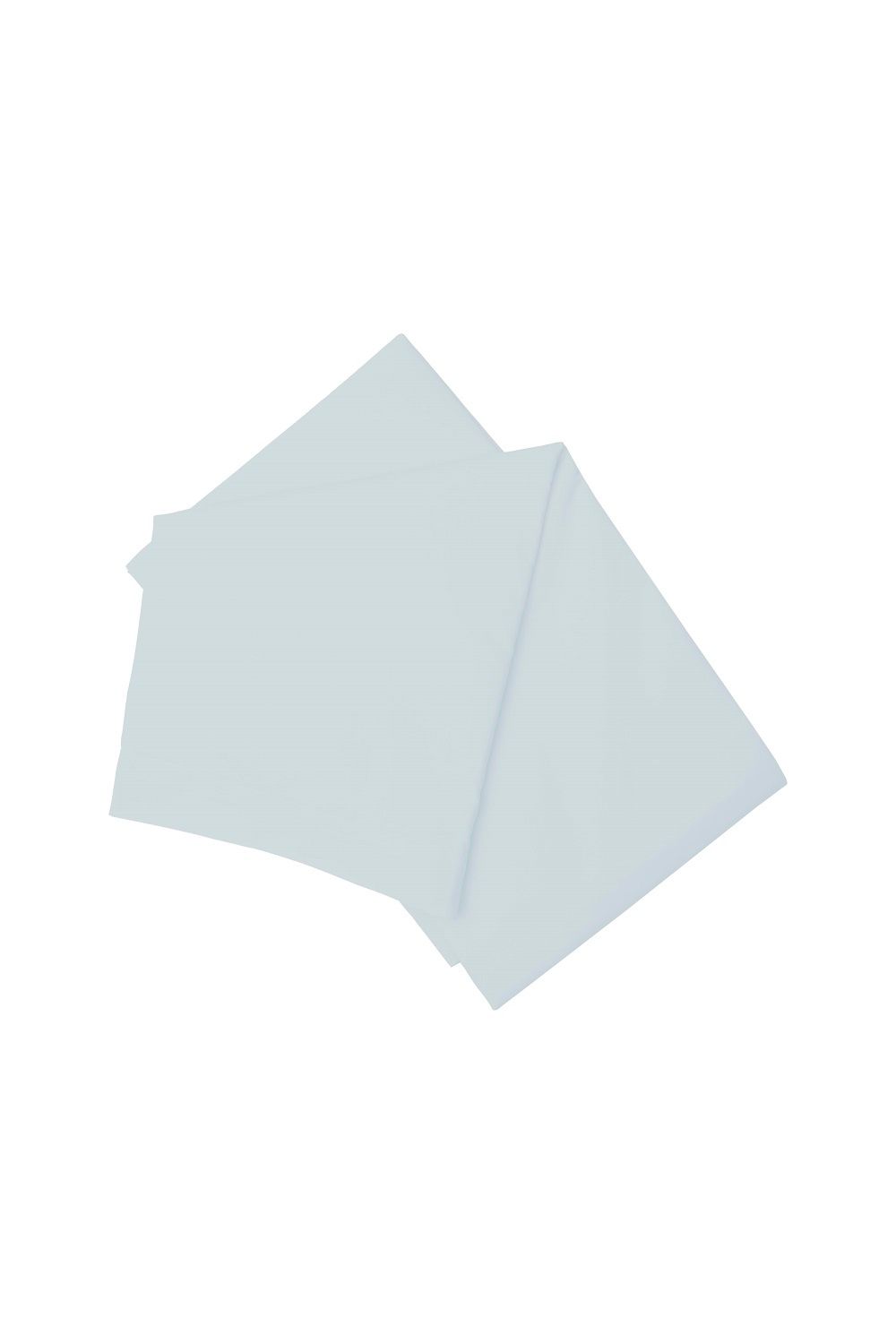 Belledorm Easy Care 200 Thread Count Cotton Polyester Percale Flat Sheet in Duck Egg Blue