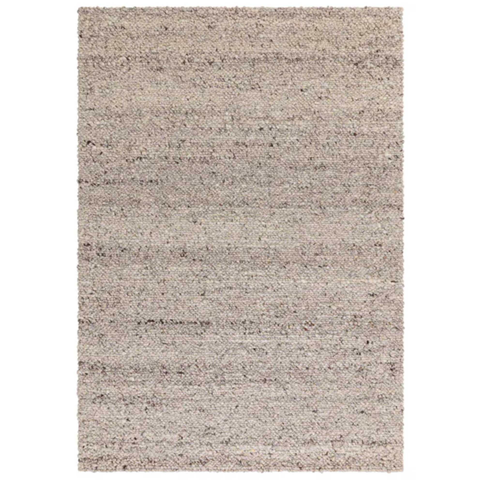 Eder Silver 160x230cm Rug, Square Wool | Barker & Stonehouse