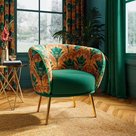 Bella Wild Cheetah Cocktail Chair