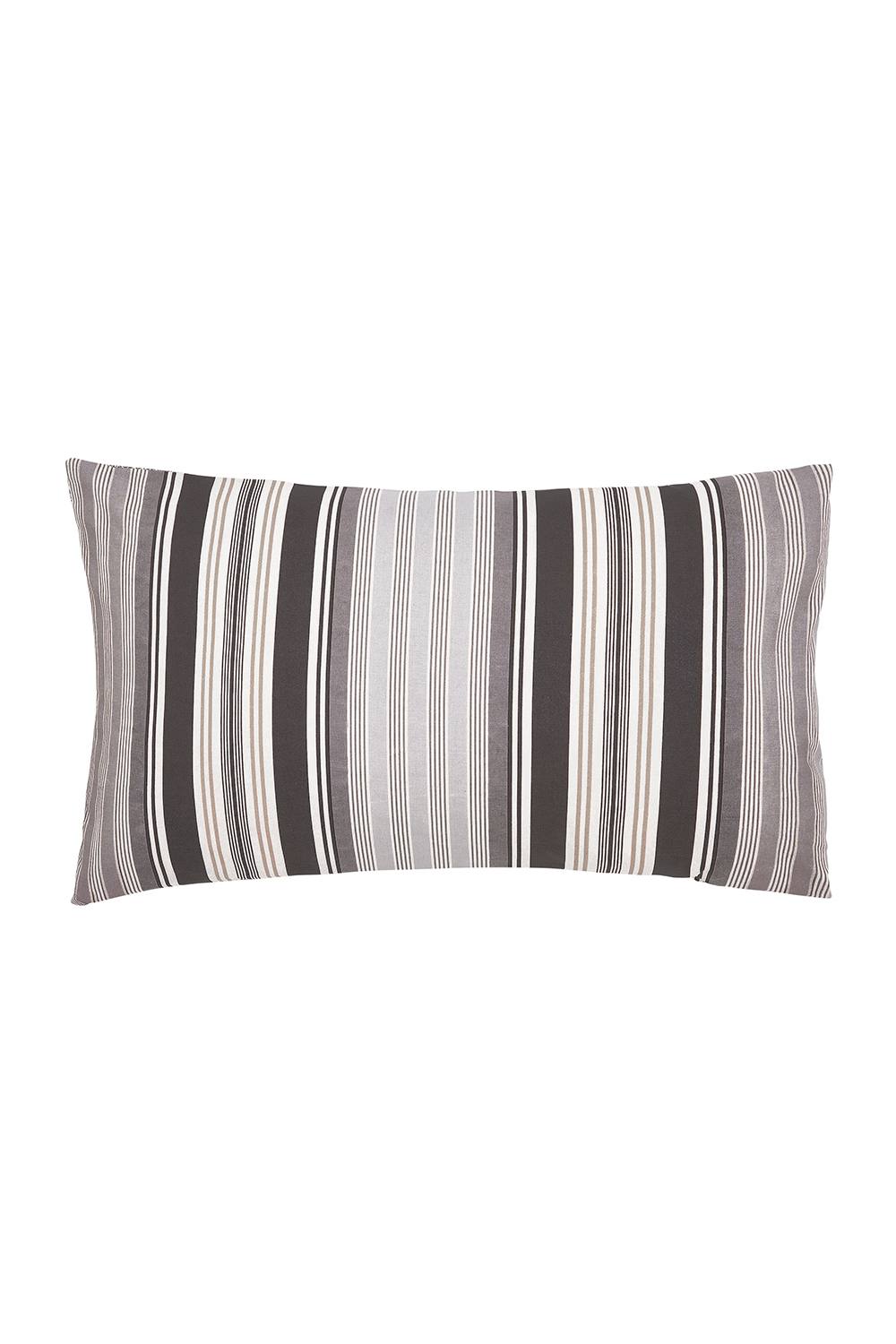 Helena Springfield 'Beach House Stripe' Cotton Duvet Cover Set in Grey 3