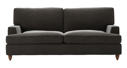 Isla 2.5 Seat Sofabed in Battleship Grey Smart Cotton - sofa.com