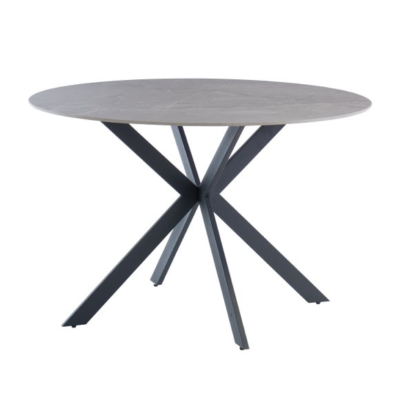 Talia 4 Seater Round 4 Seater Dining Table, Sintered Stone