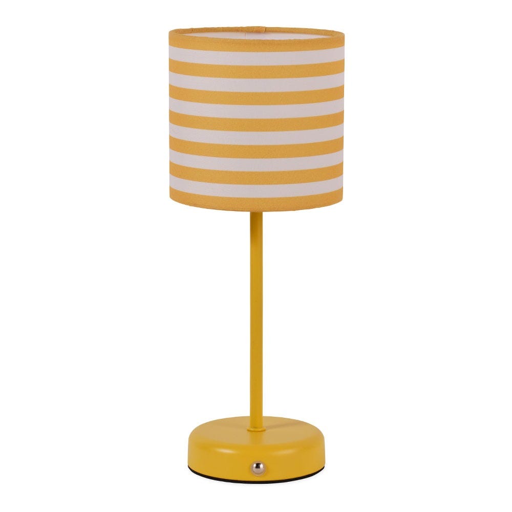 Heal's Raie LED Portable Table Lamp Yellow 3