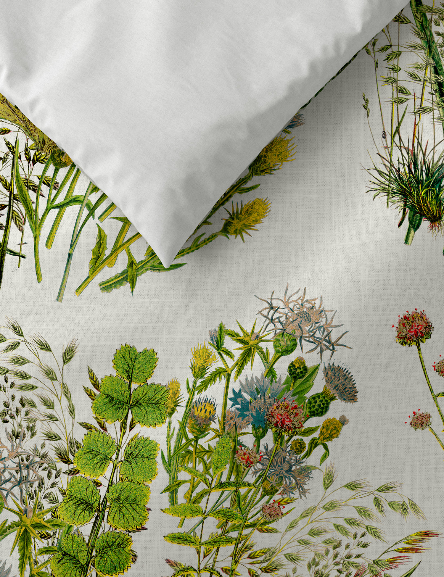 M&S Pure Cotton Botanical Bedding Set