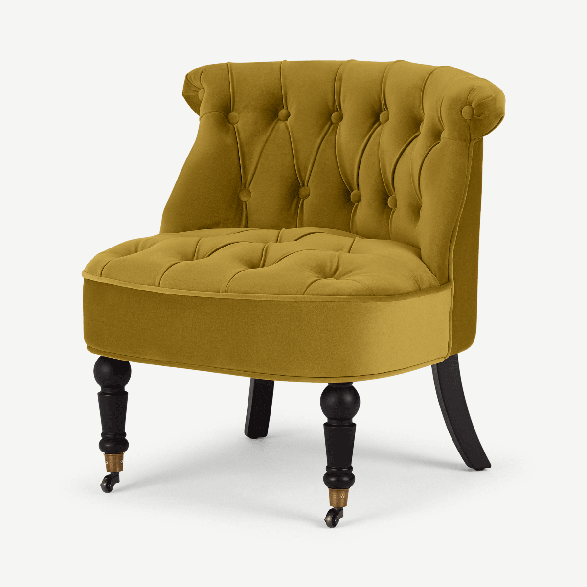 Bouji Accent Chair, Antique Velvet