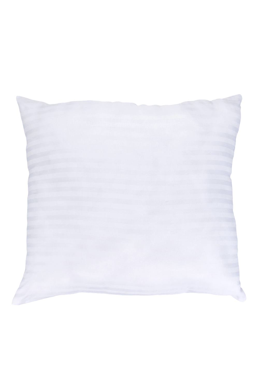 50×50cm Striped Multi-purpose Universal Pillow Core in White