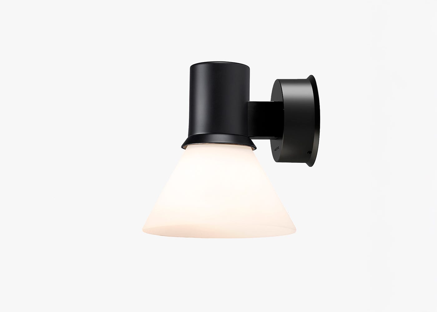 Anglepoise Type 80 Glass Wall Light Matte Black/Opal White