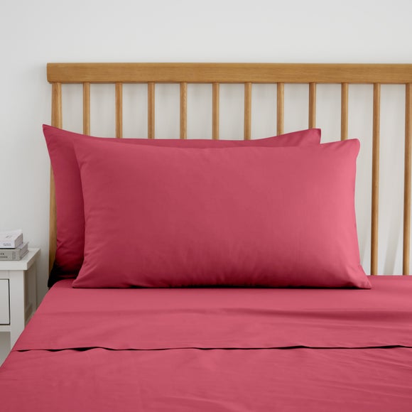 Pure Cotton Standard Pillowcase Pair