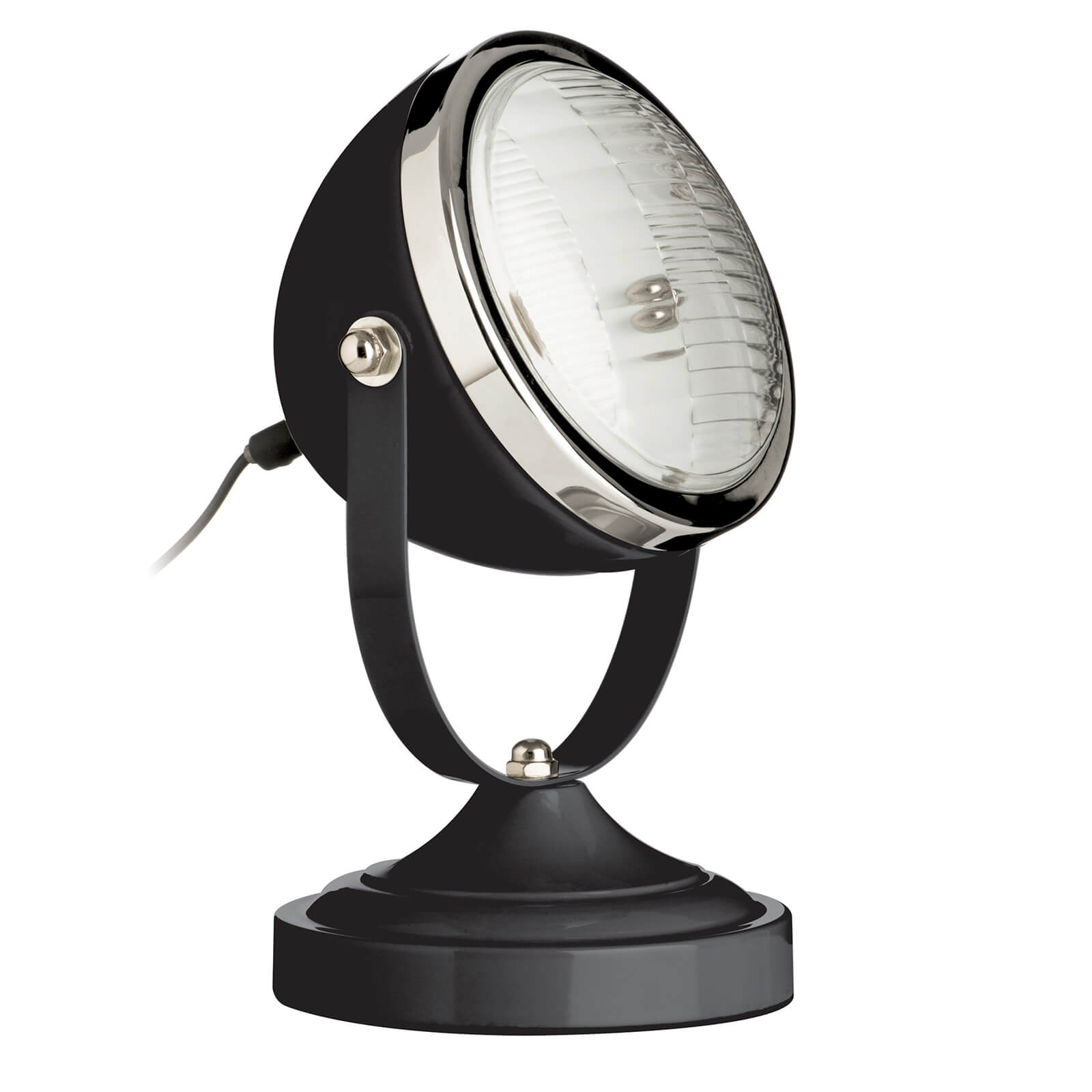 Jasper Black and Chrome Table Lamp