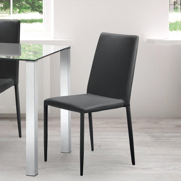 Jazz Set of 4 Dining Chairs, Faux Leather