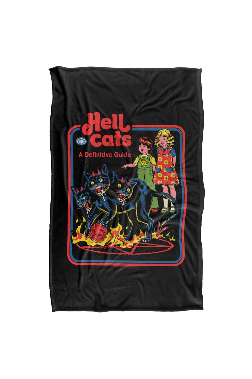 Steven Rhodes Hell Cats Silky Touch Super Soft Throw Blanket