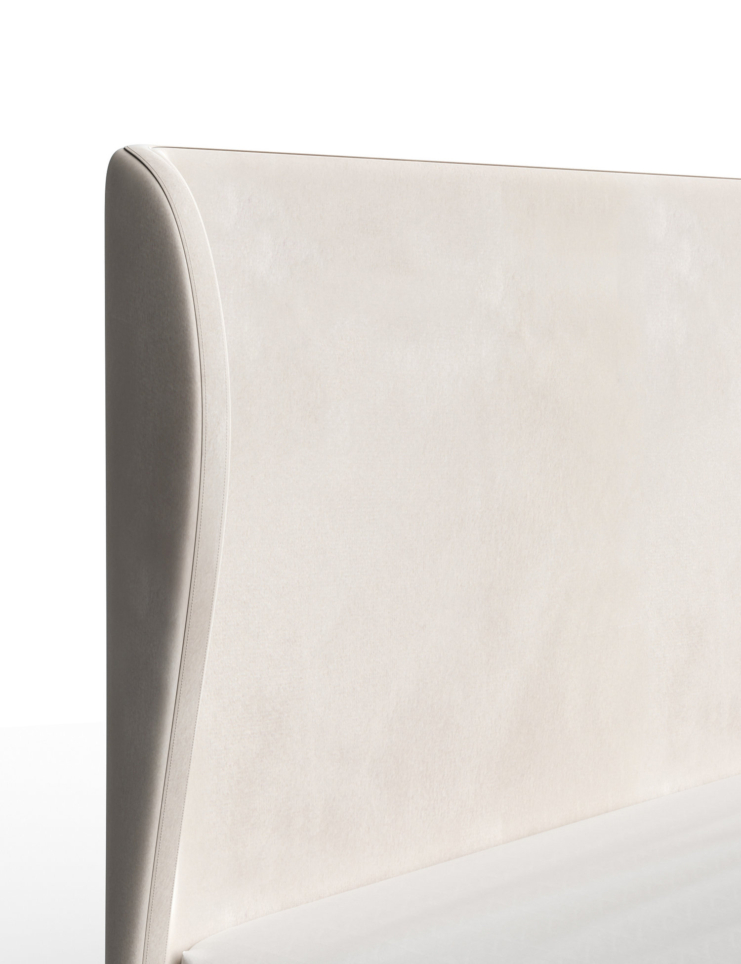 M&S Colton Velvet Ottoman