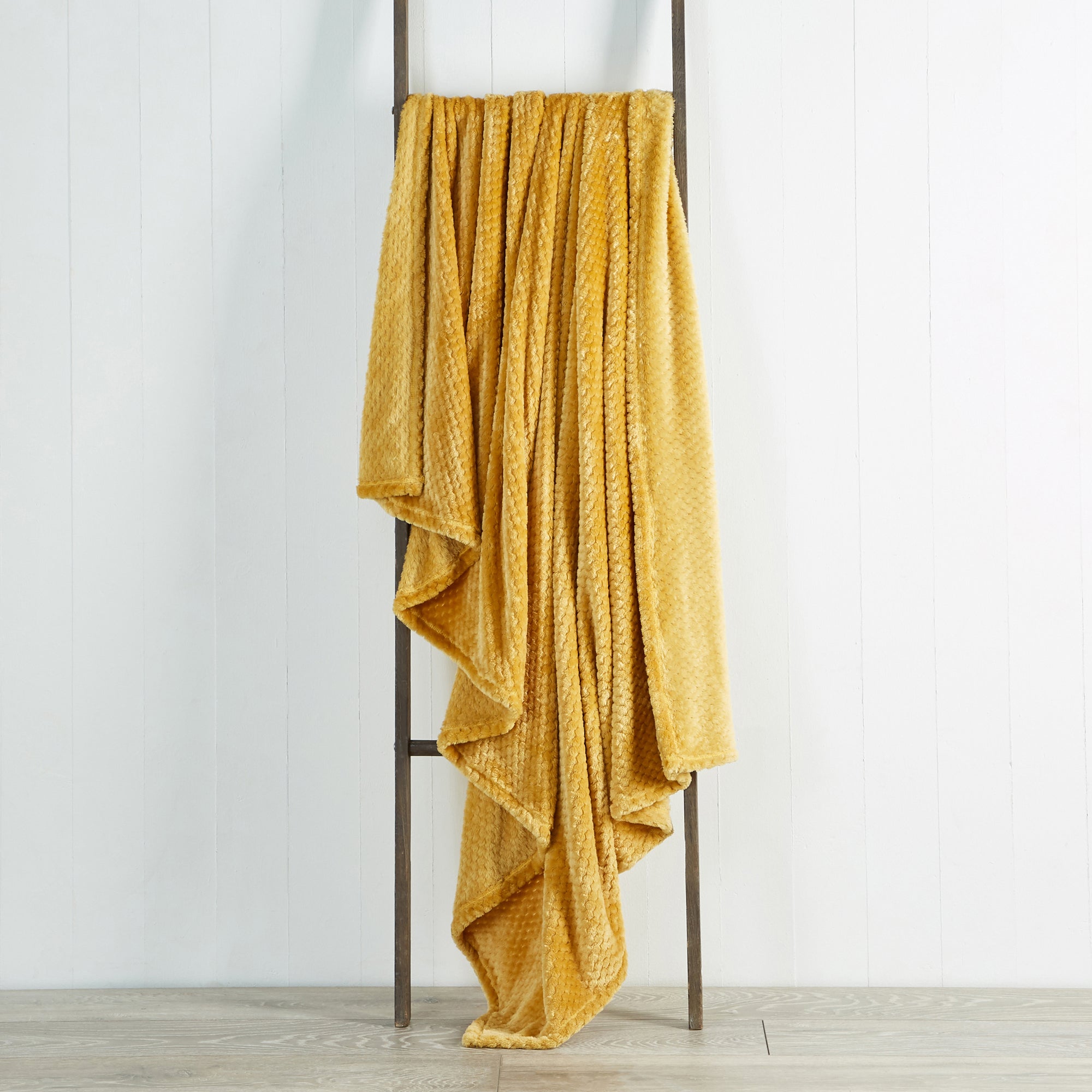 Evan 200cm x 200cm Throw Ochre