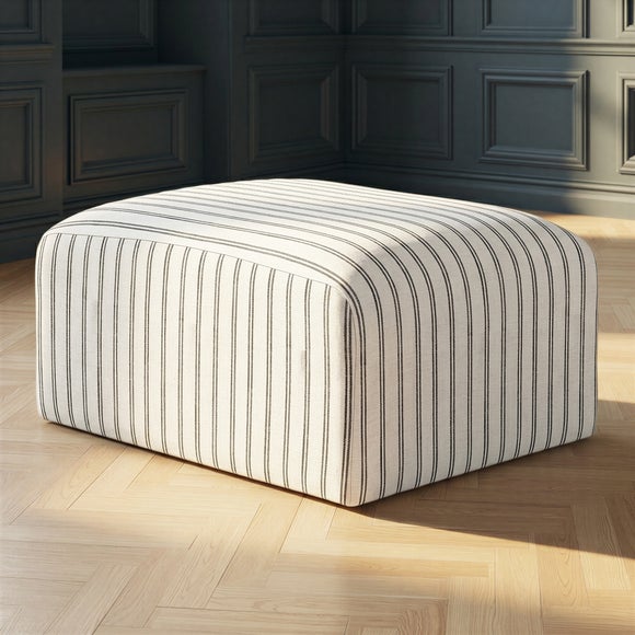 Return - Ryder Chalk Stripe Pouffe