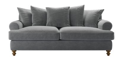Teddy 3 Seat Sofa Bed in Thatch Smart Velvet - sofa.com