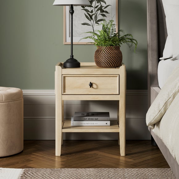 Portland 1 Drawer Bedside Table