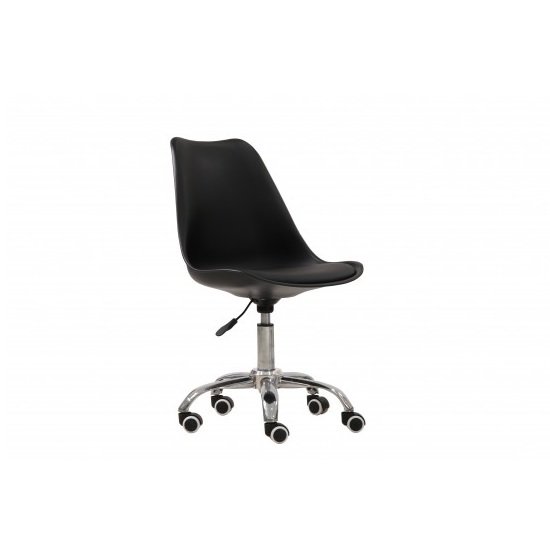 Larsson Swivel Home Office Chair In Black