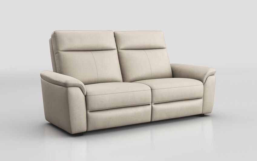White Badia 3 Seater Sofa