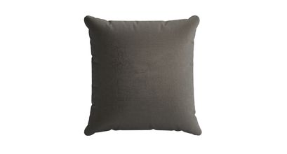 45x45cm Scatter Cushion in Elephant Cotton Matt Velvet - sofa.com