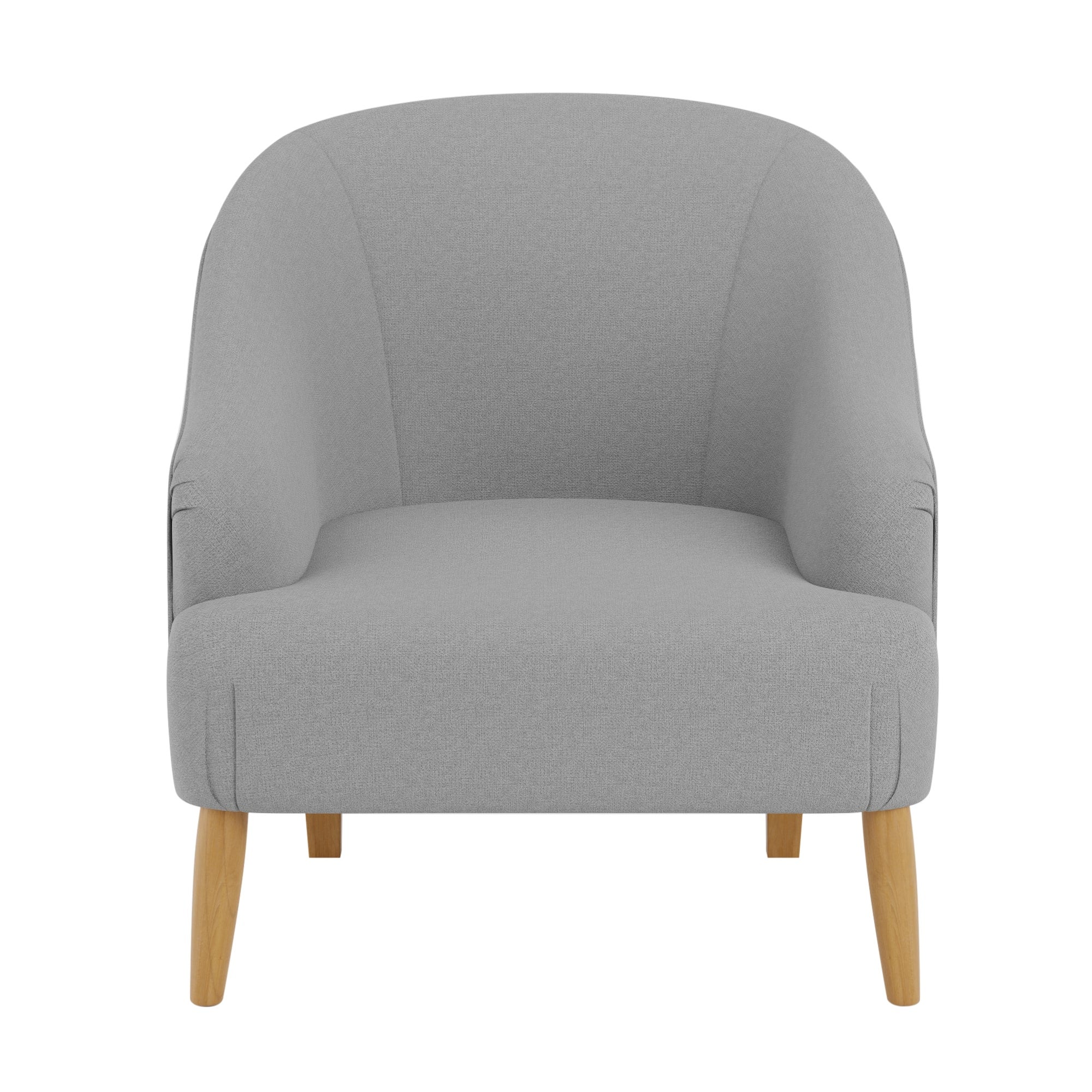 Mabel Faux Wool Armchair Grey