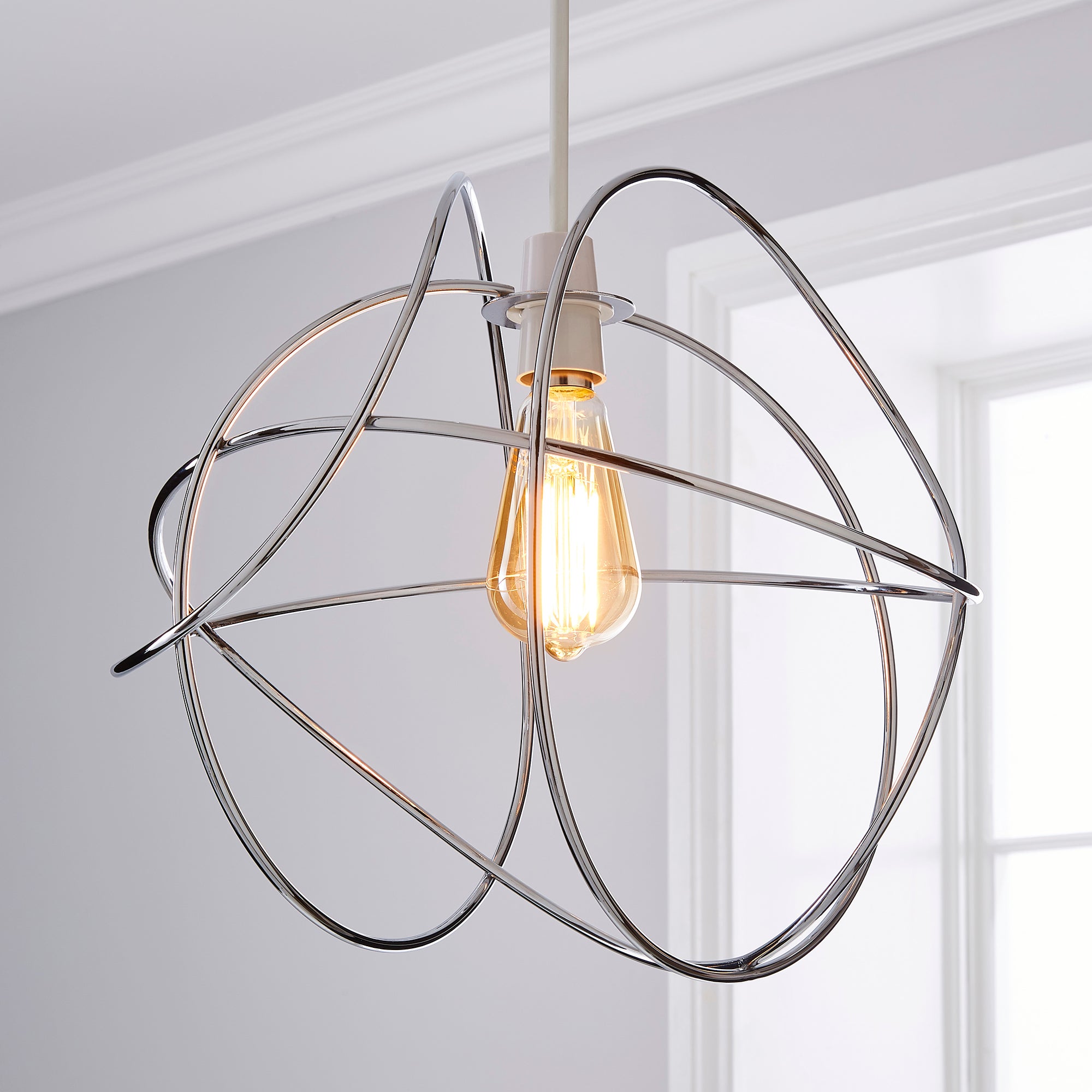Marlow Easy Fit Pendant Chrome Chrome