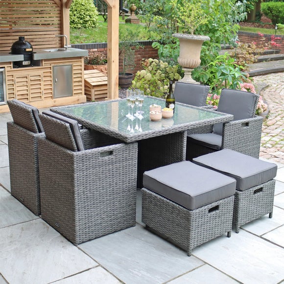 Paris 8 Seater Cube Dining Set