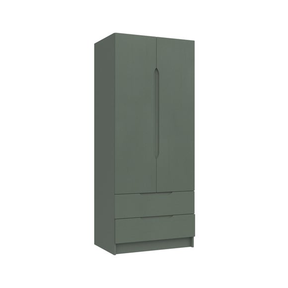 Legato Double 2 Drawer Wardrobe