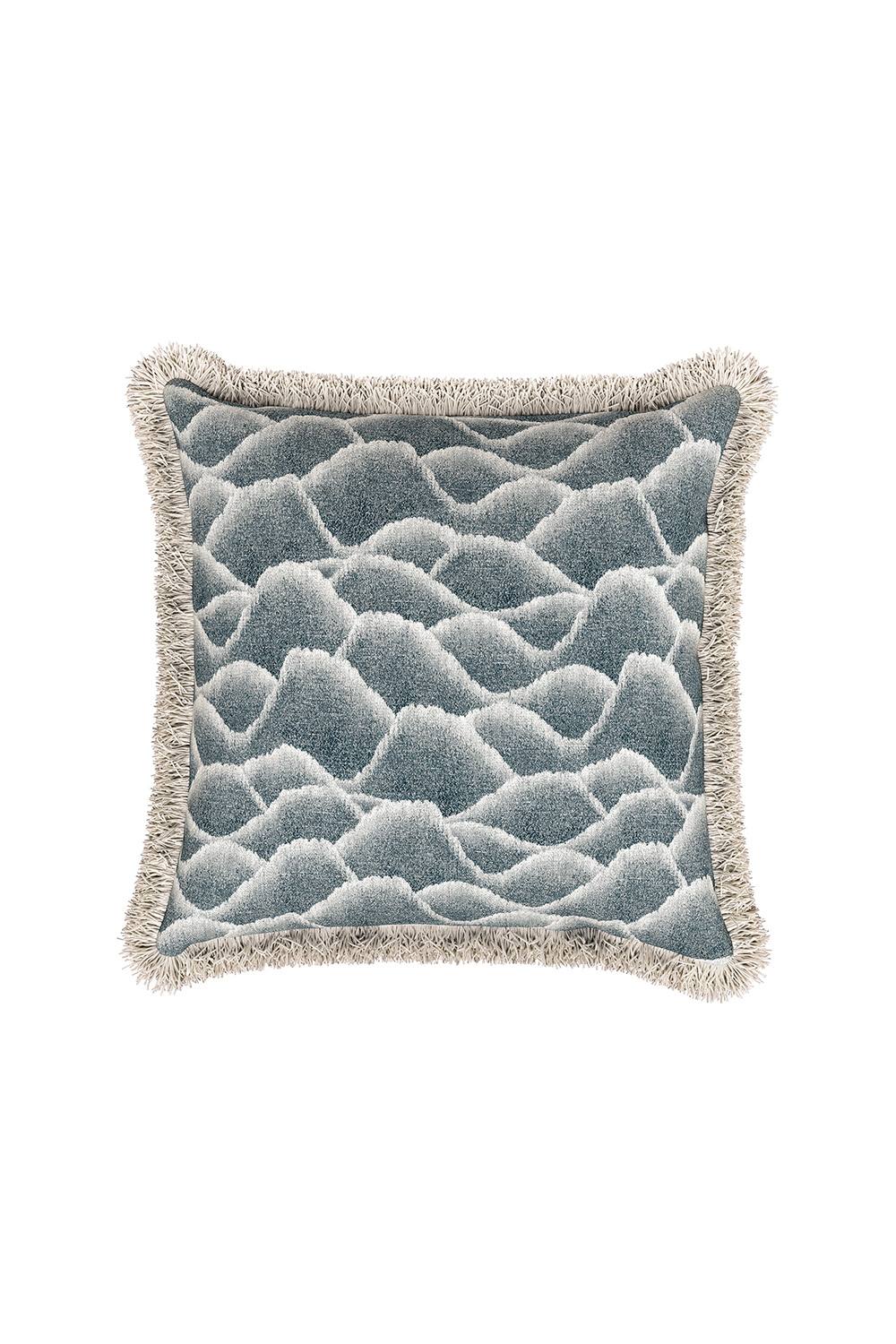 Harlequin 'Zuni' Cotton Cushion in Blue