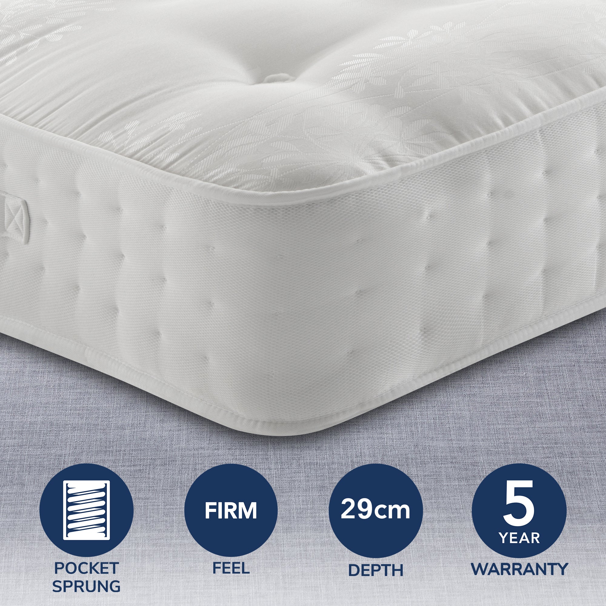 Silentnight Firm 2000 Pocket Ortho Mattress White