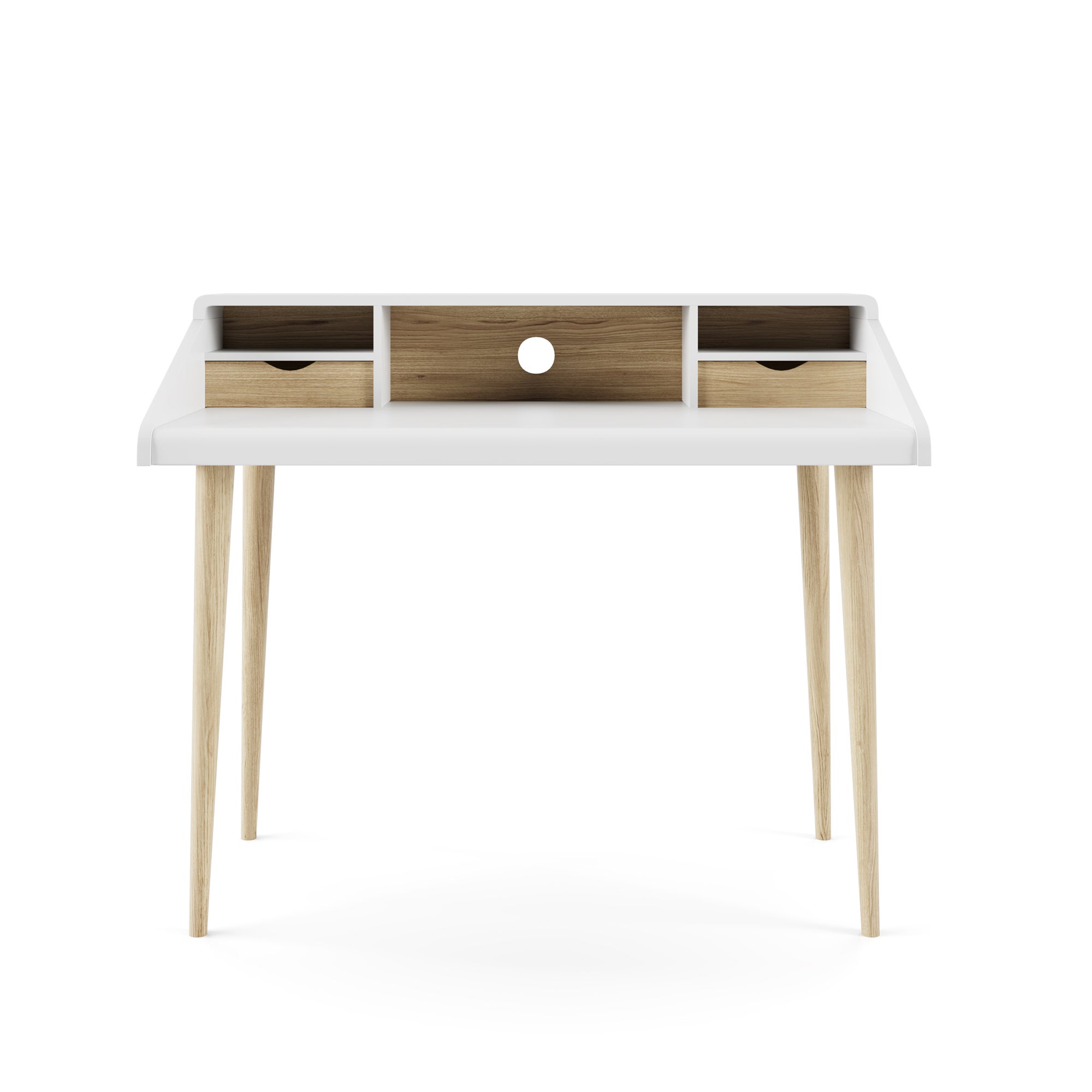 Yeovil Desk White