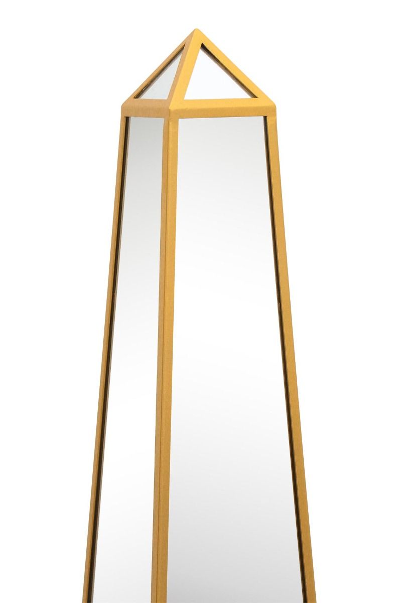 MirrorOutlet Gold Metal Edged Mirrored Ornament (150CM X 30CM X 30CM) 6