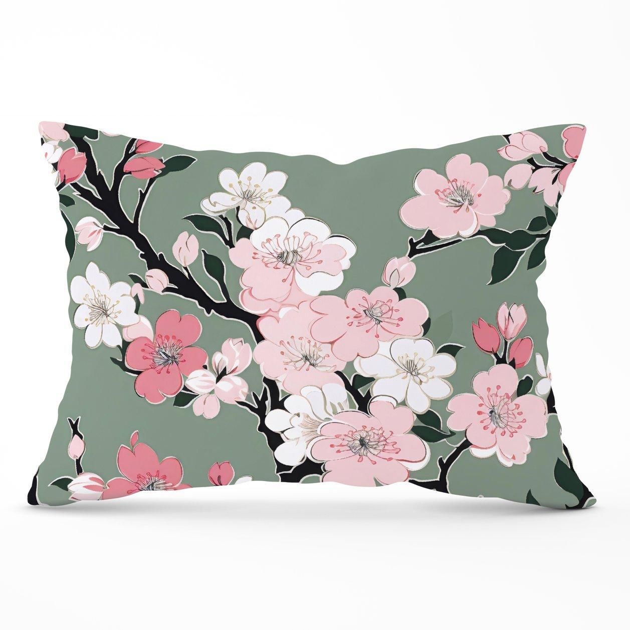 Warren Reed - Designer Pink Floral Abstract Pattern Cushions