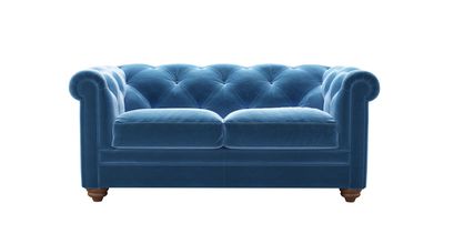 Patrick 2 Seat Sofabed in Bahama Cotton Matt Velvet - sofa.com