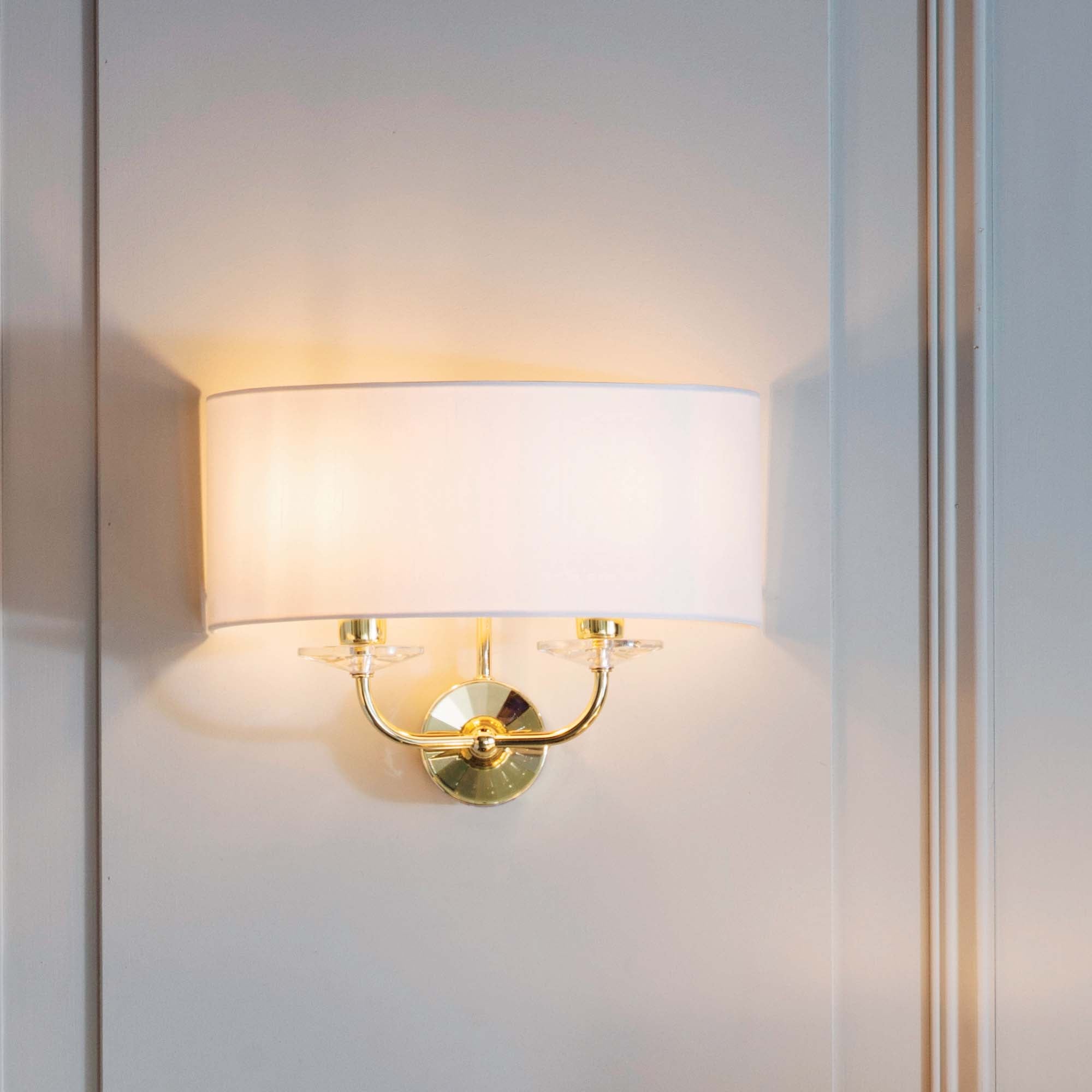 Vogue Katarina Crystal 2 Light Wall Light