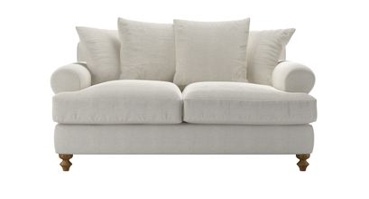 Teddy 2 Seat Sofa Bed in Clay House Basket Weave - sofa.com