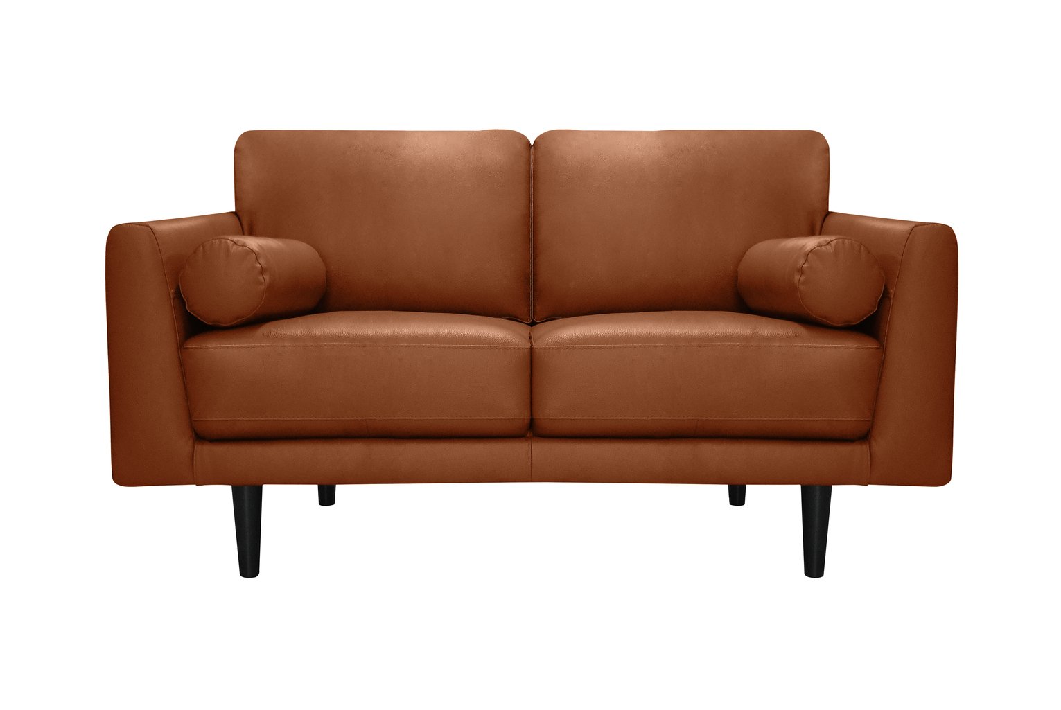 Habitat Jackson 2 Seater Leather Sofa - Tan