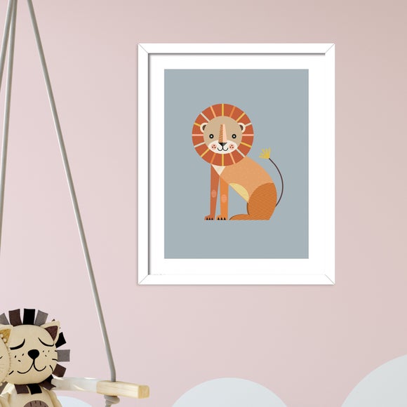 The Art Group Lion Framed Print