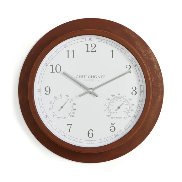 Churchgate Galvanised Indoor Outdoor Wall Clock 4