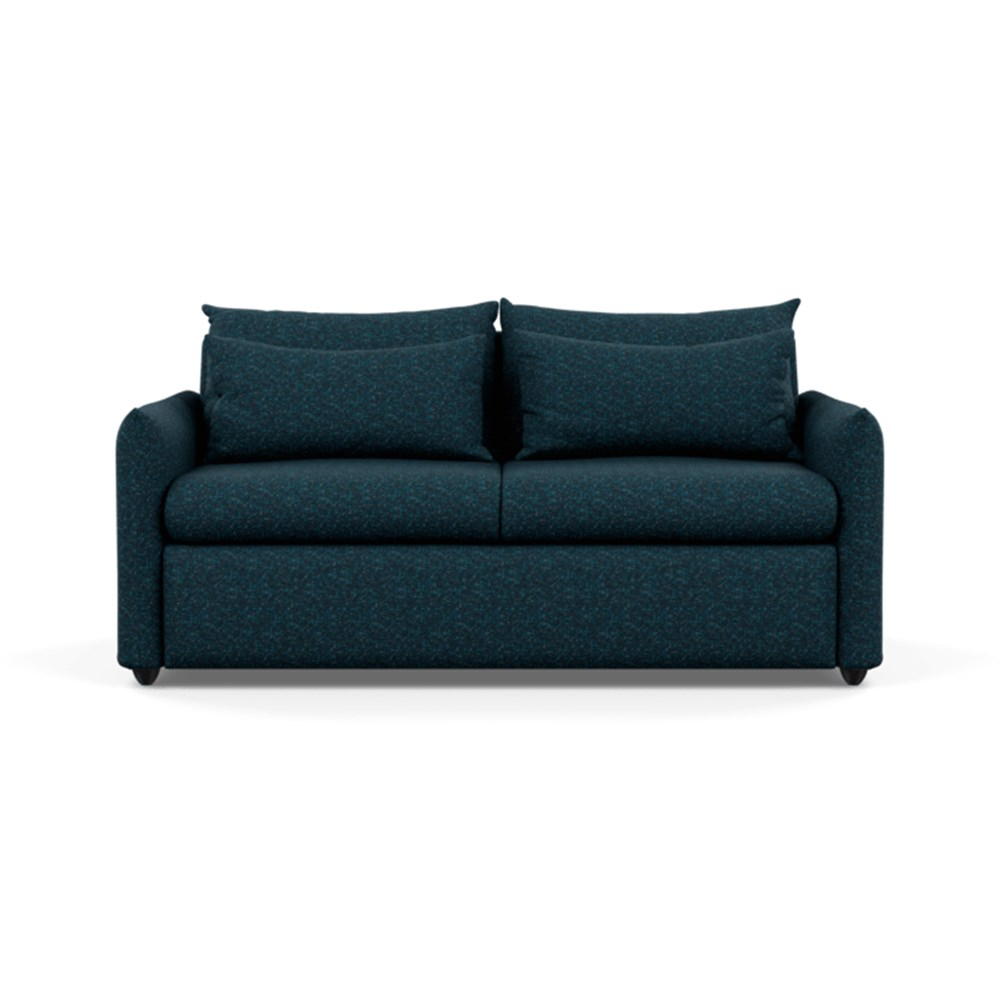 Heal's Pillow Sofa Bed Brecon Ink Black Feet
