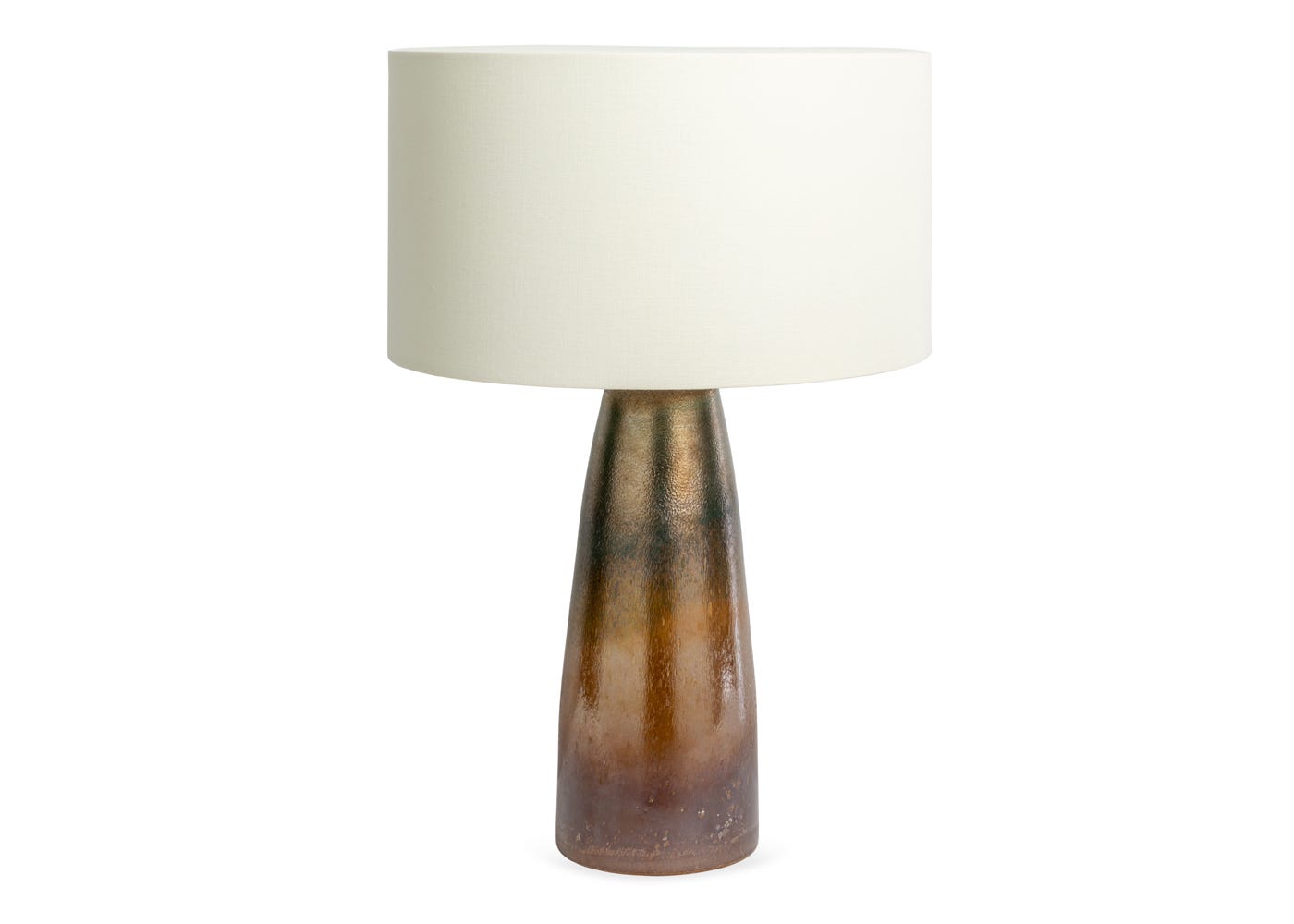 Ryde Glass Dual Light Table Lamp Bronze/Green