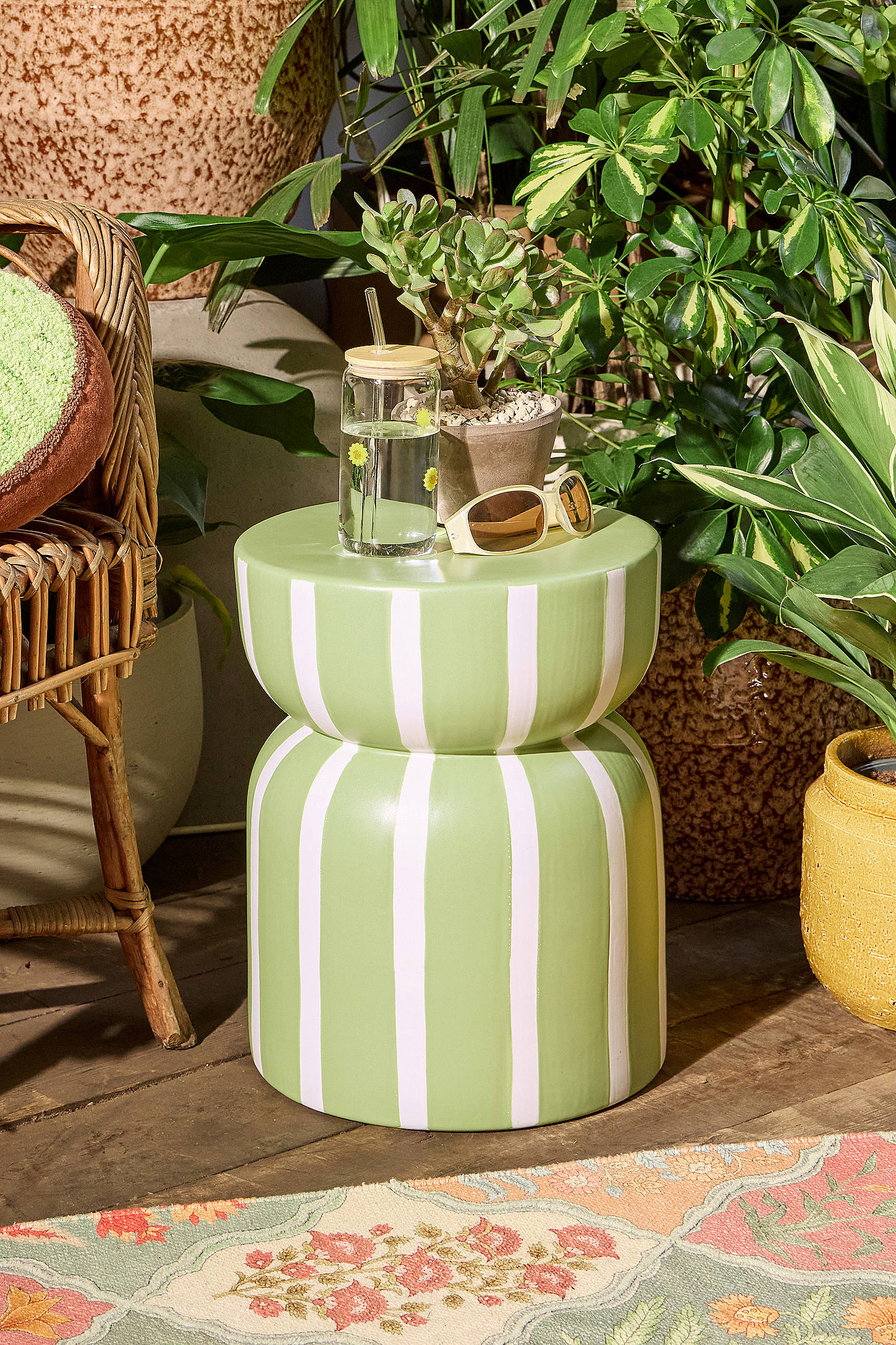 Batina Side Table - Green