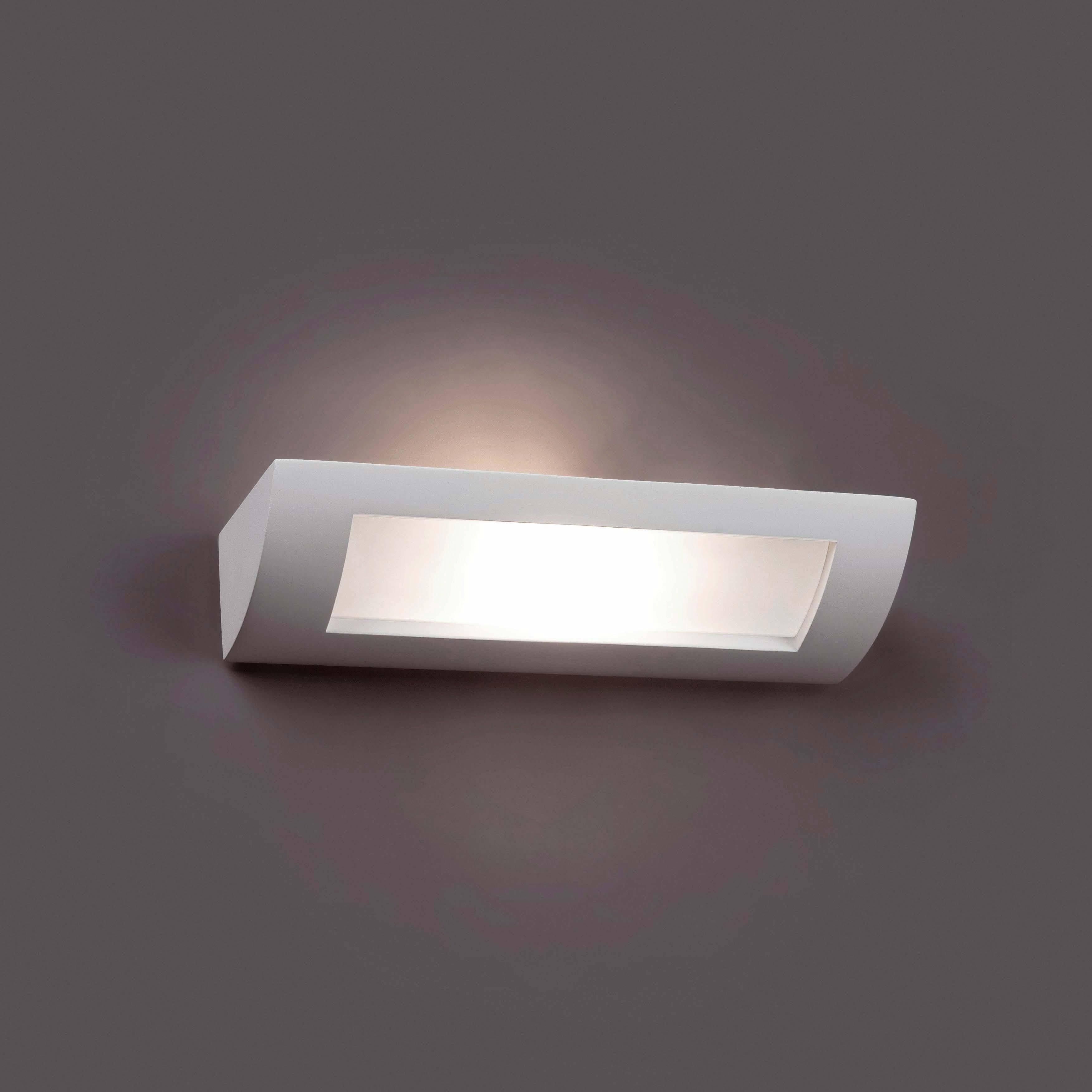 Netlighting Cheras 1 Light Indoor Wall Light White Plaster