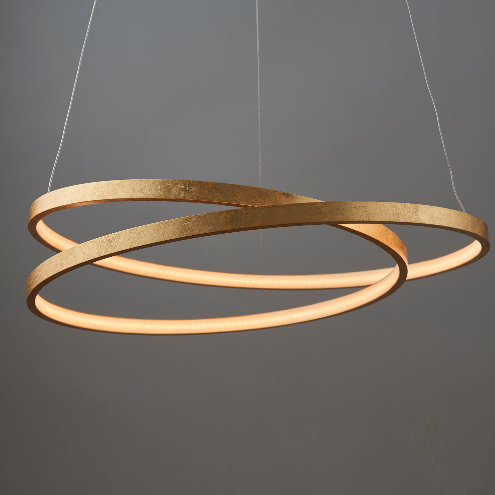 Vogue Scribble Integrated LED Gold Ceiling Fitting Gold