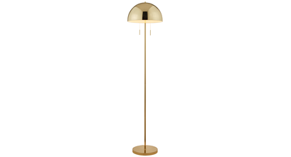 Richie floor lamp in Brass - sofa.com