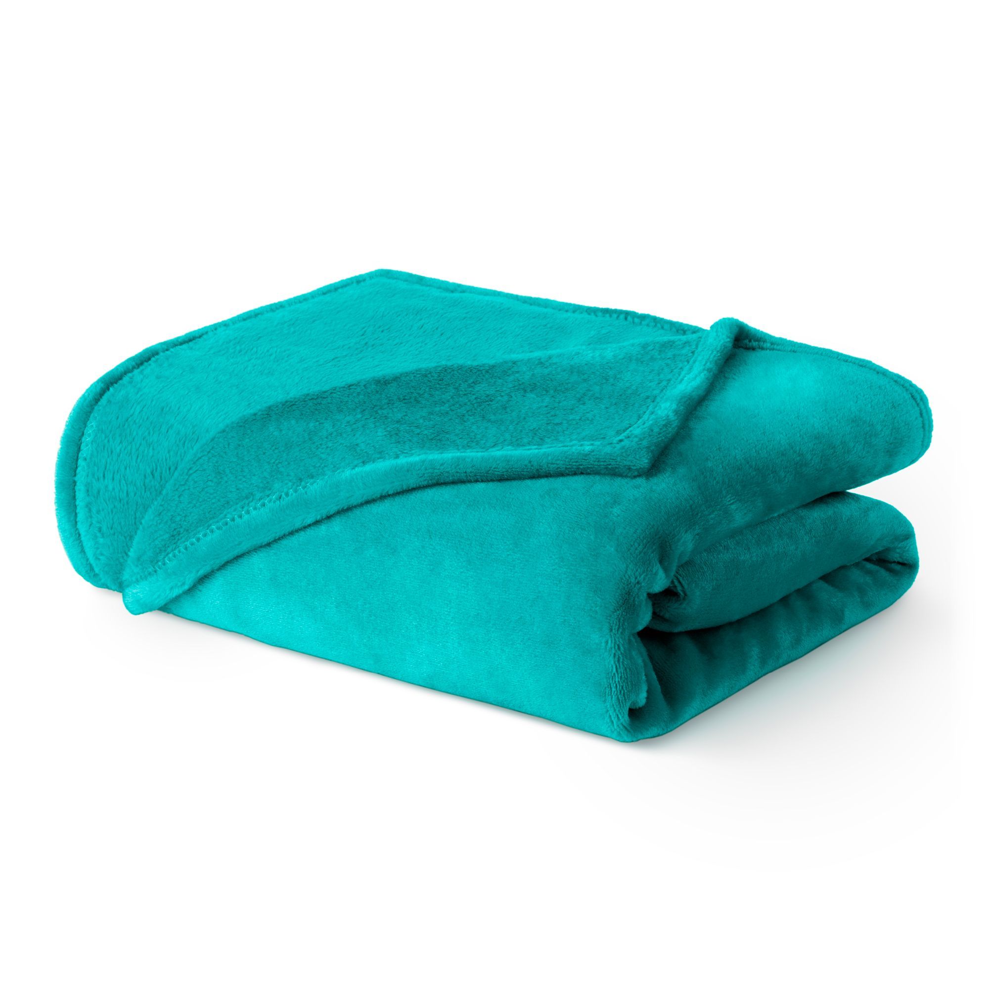 LIVIVO Ultra Soft Flannel Fleece Throw Blanket in Blue