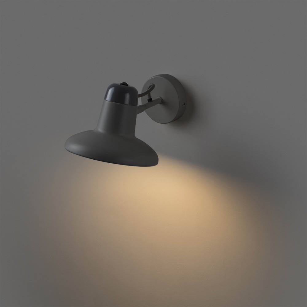 Netlighting Snap Dome Wall Light Grey E27
