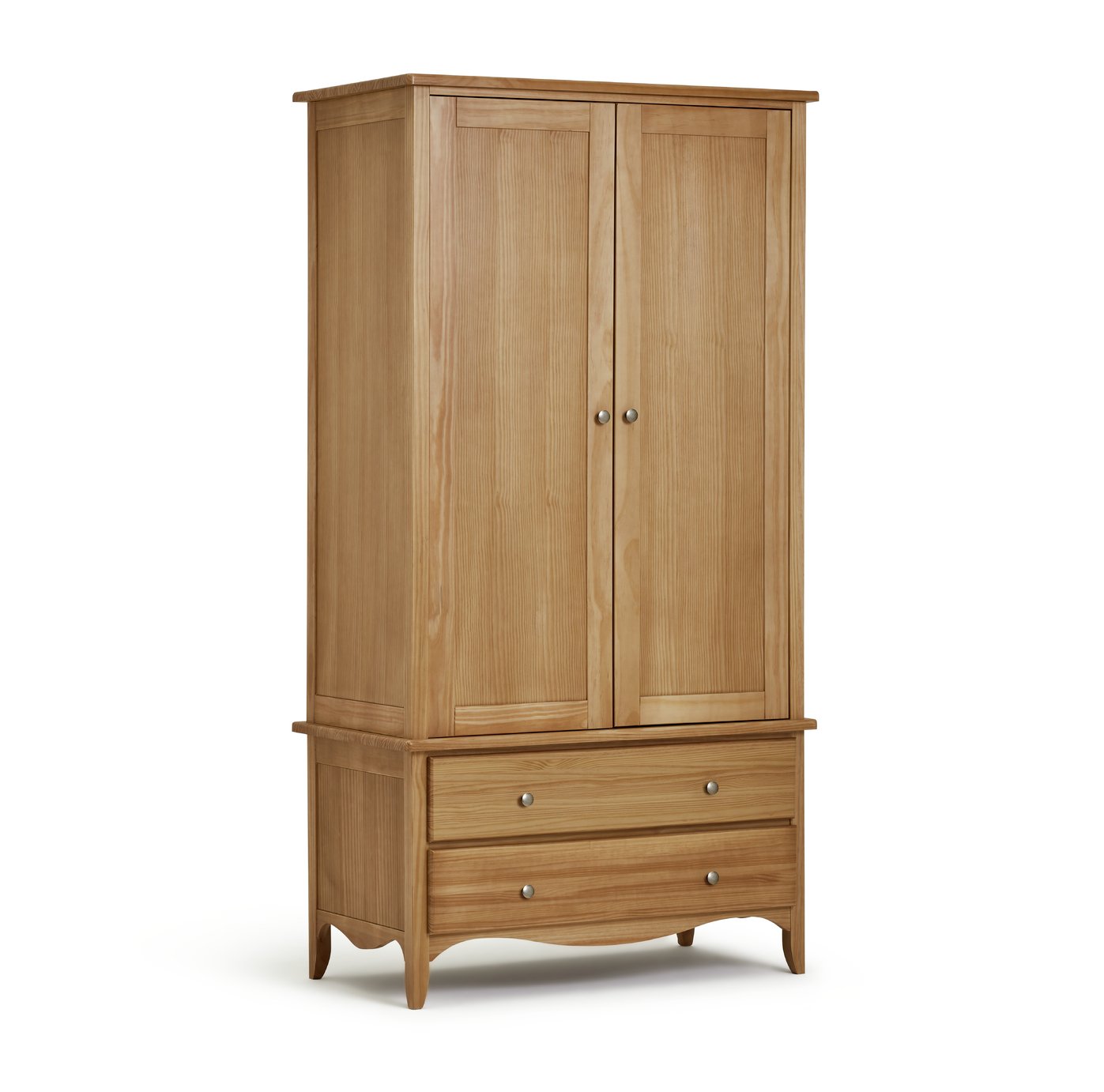 Habitat Margot 2 Door 2 Drawer Wardrobe - Oak